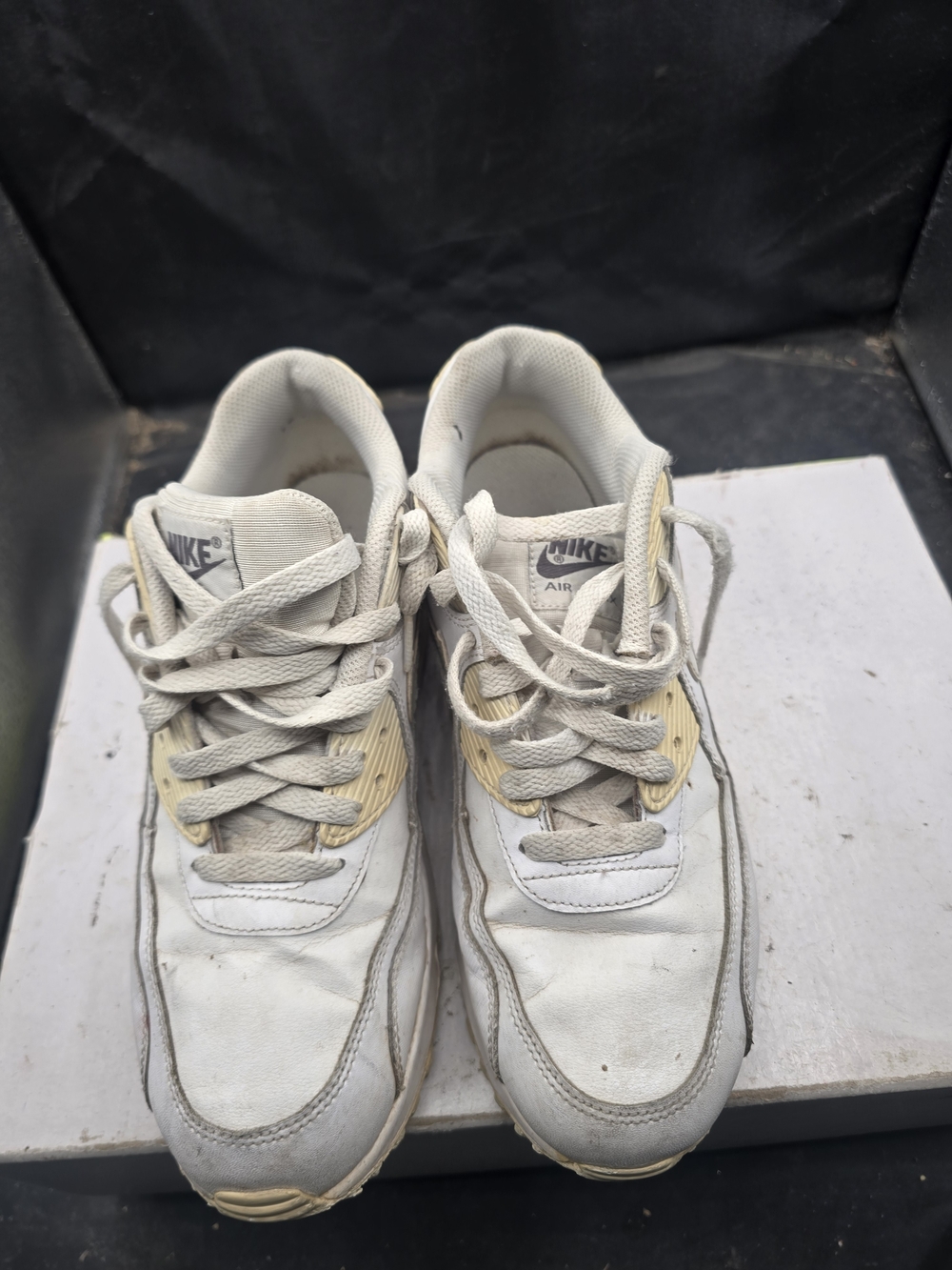 Nike Kids' White/Beige Air Sneakers